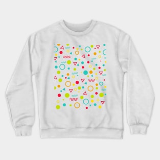 Patrón geométrico colorido Crewneck Sweatshirt